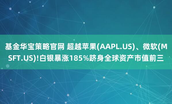 基金华宝策略官网 超越苹果(AAPL.US)、微软(MSFT.US)!白银暴涨185%跻身全球资产市值前三